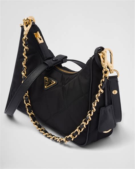 prada mini nylon bag with strap|Prada mini bags re edition.